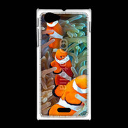 Coque Sony Xpéria J Trio de poisson clown