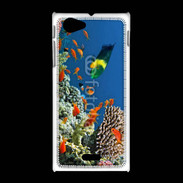 Coque Sony Xpéria J Poissons tropicaux et coraux 5