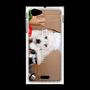Coque Sony Xpéria J Chiot chef cuisinier