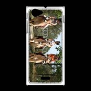 Coque Sony Xpéria J Ballade à cheval