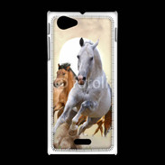 Coque Sony Xpéria J Course de chevaux 2