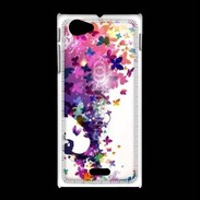 Coque Sony Xpéria J Cheveux de papillons