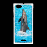 Coque Sony Xpéria J Spectacle de dauphin