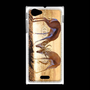 Coque Sony Xpéria J Duel de springbok