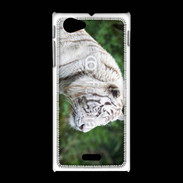 Coque Sony Xpéria J Magnifique tigre blanc