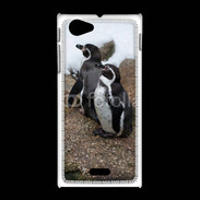 Coque Sony Xpéria J 2 pingouins