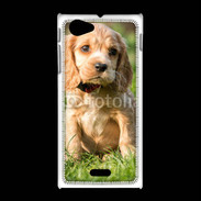 Coque Sony Xpéria J Chiot cocker Spaniel