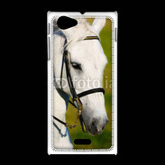 Coque Sony Xpéria J Portrait cheval blanc 25