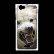 Coque Sony Xpéria J Attention au loup
