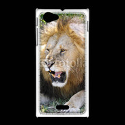 Coque Sony Xpéria J Portrait de lion 25