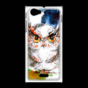 Coque Sony Xpéria J Hibou en dessin 100