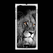 Coque Sony Xpéria J Superbe portrait de lion