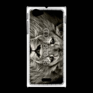 Coque Sony Xpéria J Portrait du roi de la savane 500