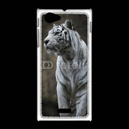 Coque Sony Xpéria J Tigre blanc 800