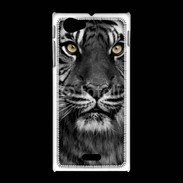 Coque Sony Xpéria J Tigre les yeux dans les yeux