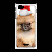Coque Sony Xpéria J Chiot de noël 800