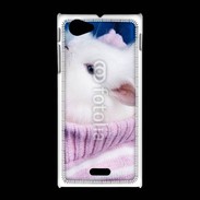 Coque Sony Xpéria J Lapin et bonnet 500