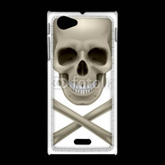 Coque Sony Xpéria J Tête de mort