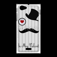 Coque Sony Xpéria J Valentine's day card