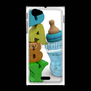 Coque Sony Xpéria J Biberon bébé