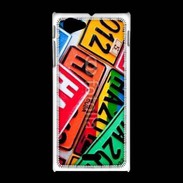 Coque Sony Xpéria J Plaque d'immatriculation