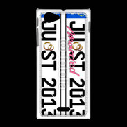Coque Sony Xpéria J Plaque Just maried