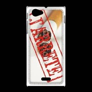 Coque Sony Xpéria J J'arrête de fumer