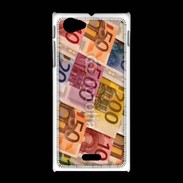 Coque Sony Xpéria J Euros billets