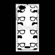 Coque Sony Xpéria J Moustache 4