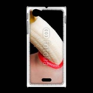 Coque Sony Xpéria J Manger une banane
