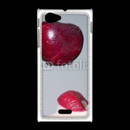Coque Sony Xpéria J Cerise et bouche 3
