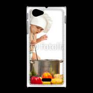 Coque Sony Xpéria J Bébé chef cuisinier