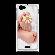 Coque Sony Xpéria J Pieds de bébé