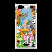 Coque Sony Xpéria J Animaux cartoon