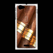 Coque Sony Xpéria J Addiction aux cigares
