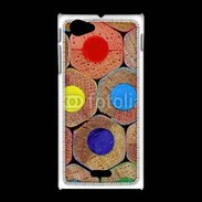 Coque Sony Xpéria J Art crayon de couleur