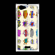Coque Sony Xpéria J Cartoon explosion en folie