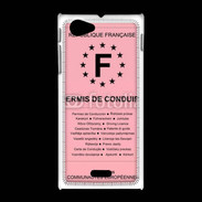 Coque Sony Xpéria J Permis de conduire