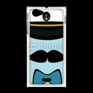 Coque Sony Xpéria J Moustache commandant