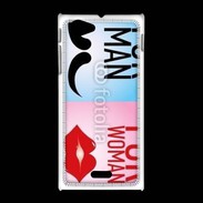 Coque Sony Xpéria J Man or woman