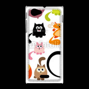 Coque Sony Xpéria J Humour de chats