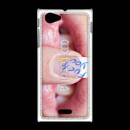 Coque Sony Xpéria J Fuck you 5