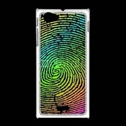 Coque Sony Xpéria J Empreintes digitales de couleur