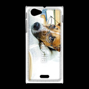 Coque Sony Xpéria J Chien littéraire