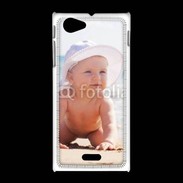 Coque Sony Xpéria J Bébé à la plage