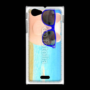 Coque Sony Xpéria J Cochon à la mer