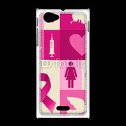 Coque Sony Xpéria J Illustration Sida