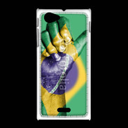 Coque Sony Xpéria J Main brésilienne