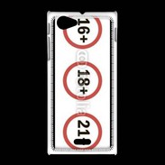 Coque Sony Xpéria J Interdit au moins de ...
