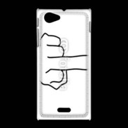 Coque Sony Xpéria J Fuck 1